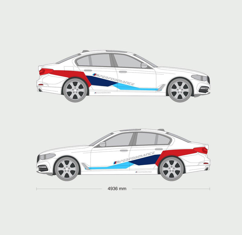 M Performance Motorsport Side Graphics Set, for BMW M2 / M4 / M5
