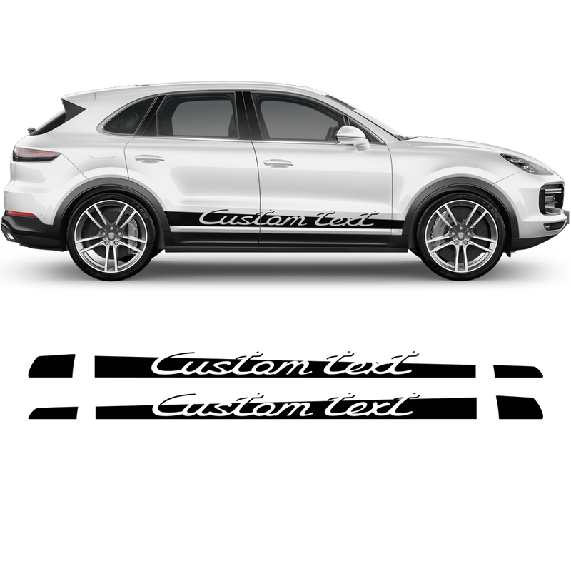 Racing Side Stripes, for Cayenne / Macan