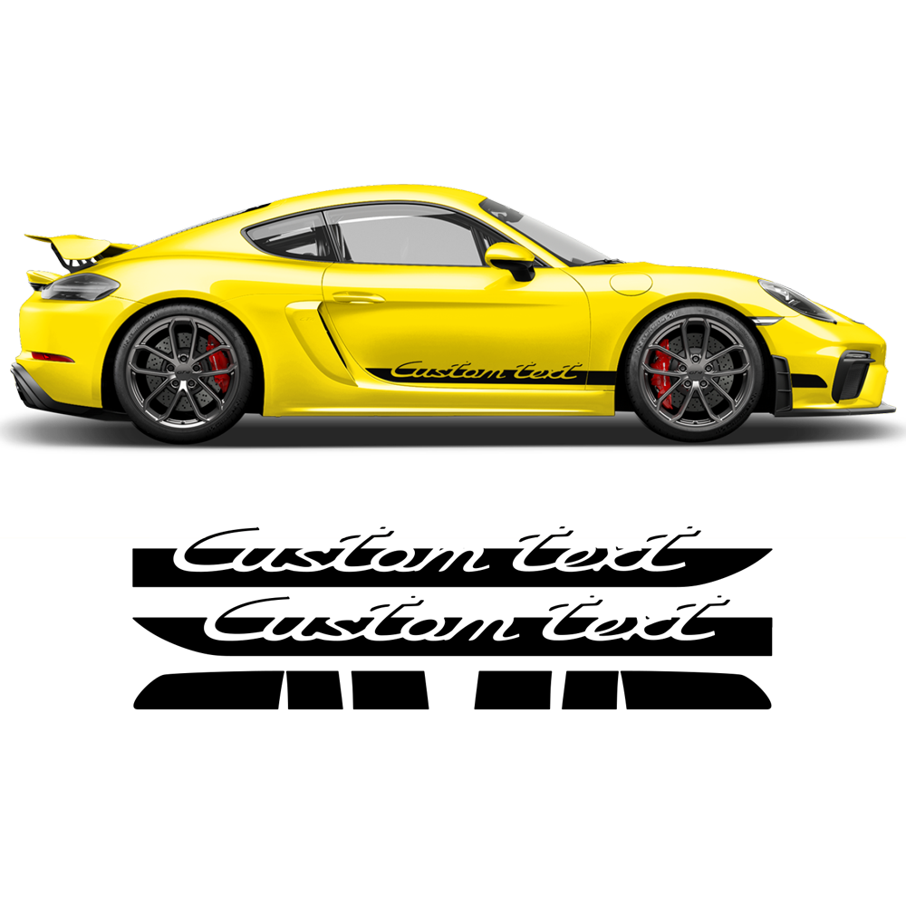 Car Stickers For Porsche 911 Cayman Gt4 Body Appearance
