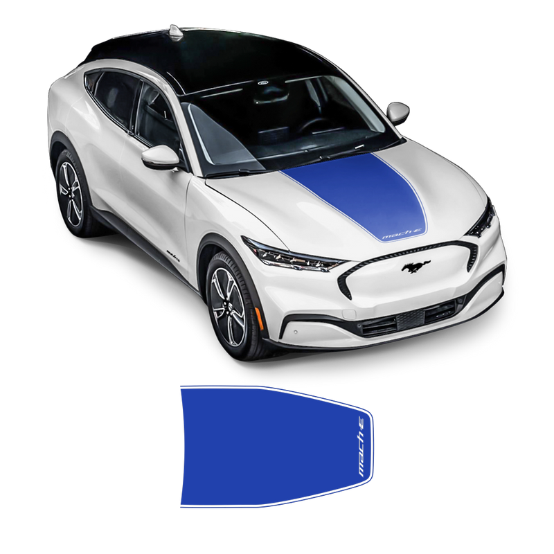 MACH - E Hood Decal, for Ford Mustang 2021 - 2023