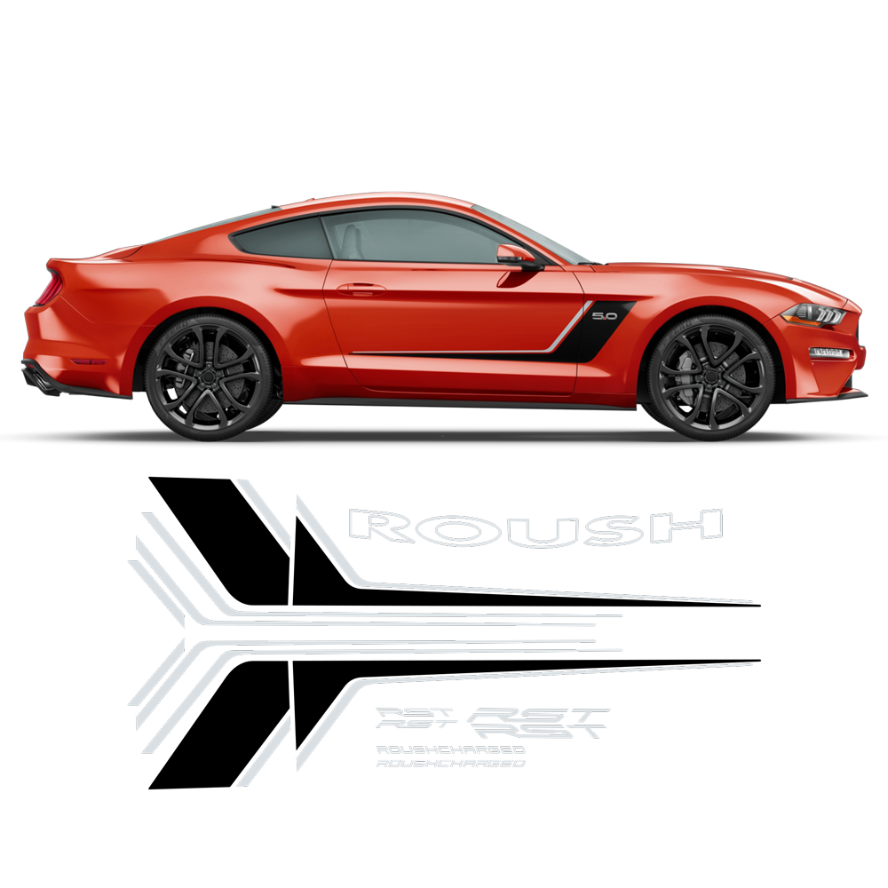 ROUSH Side Graphic Decals set