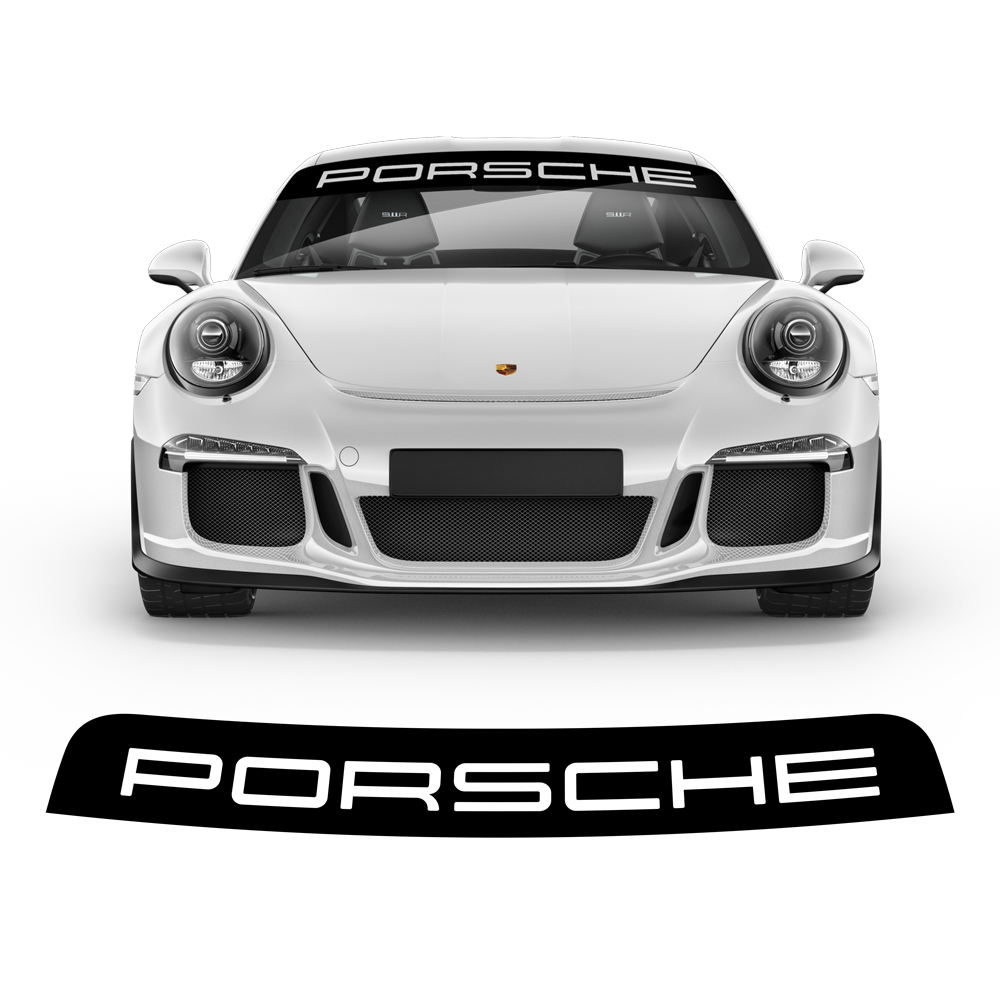 Windshield background decals, for Carrera / Cayman / Boxster / Spyder