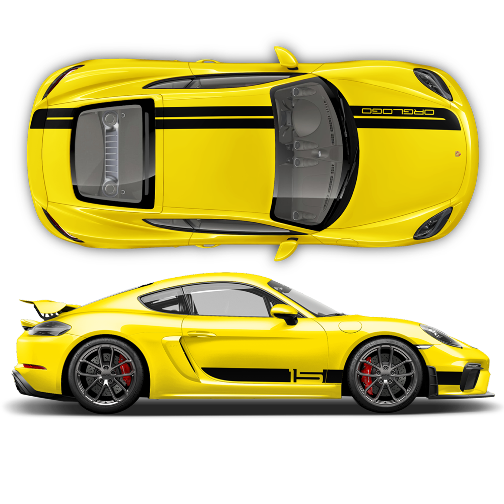 Sport Cup Edition Racing Stripes Set, Cayman / Boxster 2005 - 2024