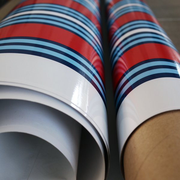 Video of how we make Martini Racing Stripes! - autodesign.shop