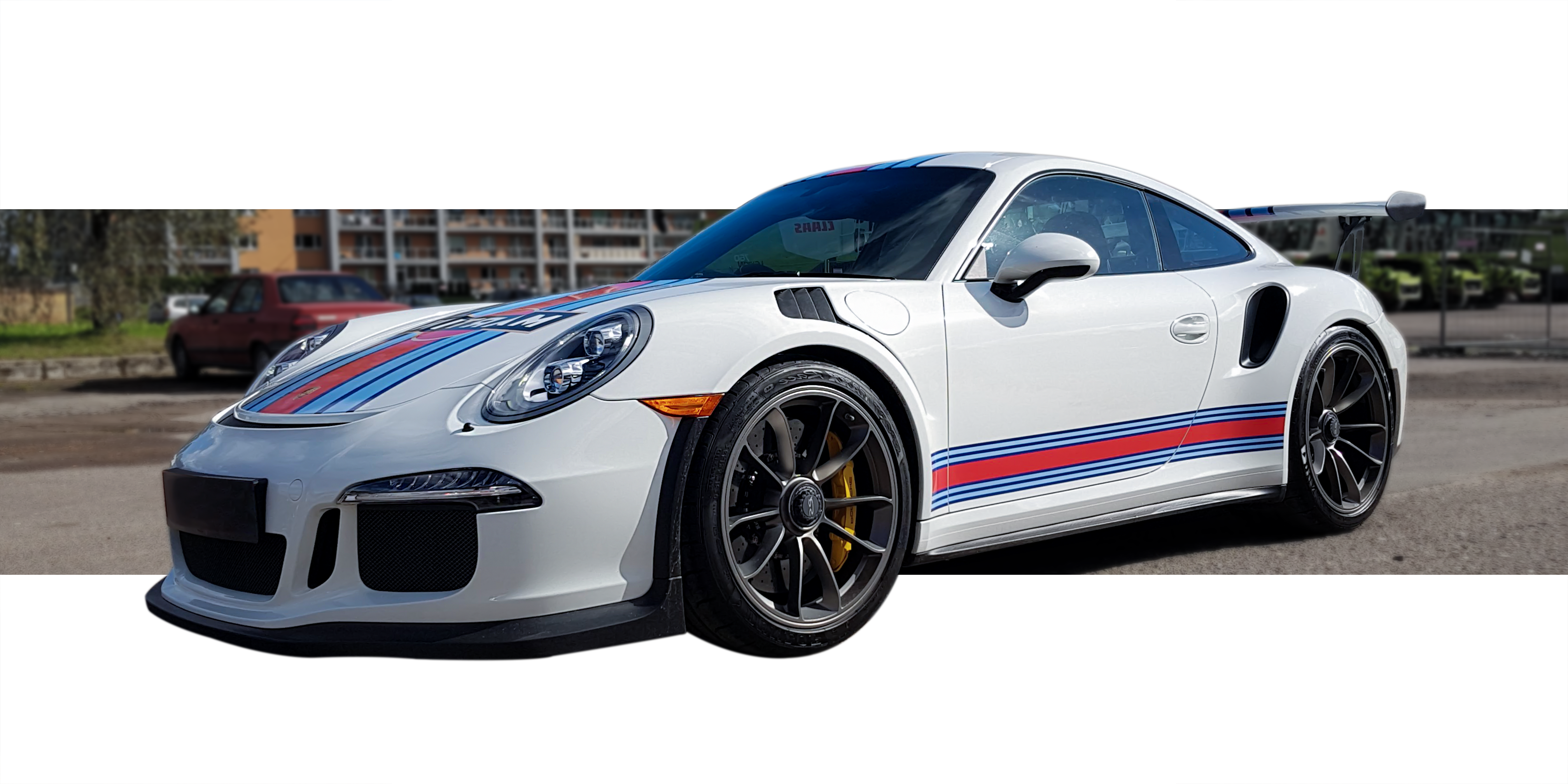 Creation of Martini Racing Stripes!