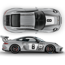 Retro Style Martini Racing Stripes Set, for Carrera 1999 - 2023 (996/997/991/992)