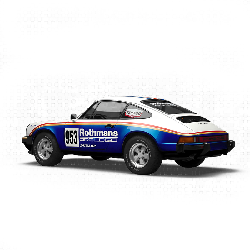 Rothmans Dakar Edition decals set, for Carrera 930 / 964