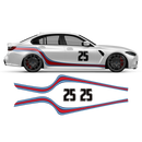 Curved Martini Decals set, for BMW G80