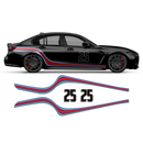 Curved Martini Decals set, for BMW G80