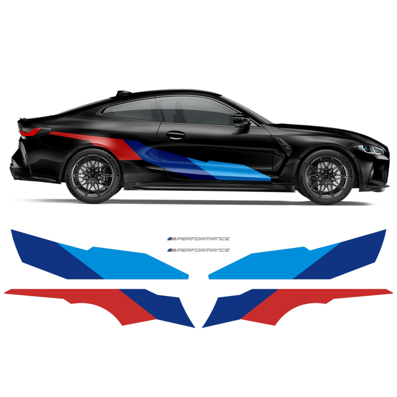 M Performance Motorsport Side Graphics set, for BMW 4 Series G82/G83