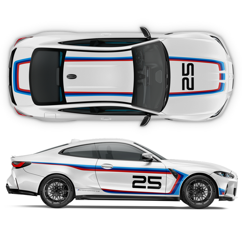 Motorsport Stripes Set, for BMW G82 M4 Series