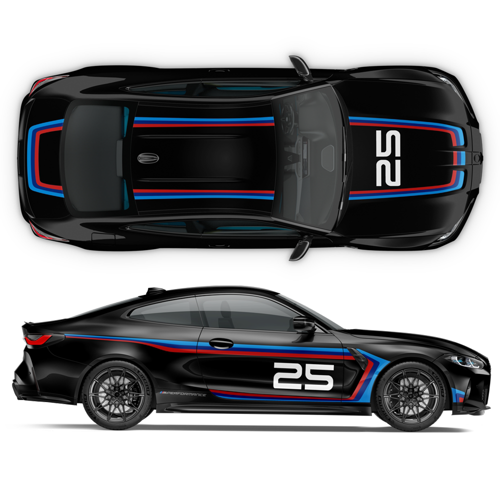 G8 Rocker Stripes Motorsport Stripes Set, for BMW G80 / G82