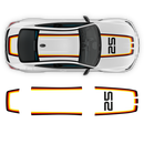 German Flag style Stripes Set, for BMW G80 / G82