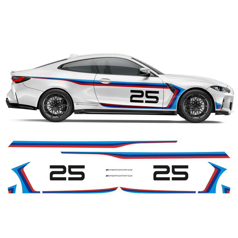 Motorsport Stripes Set, for BMW G82 M4 Series