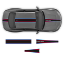 Motorsport Stripes Set, for BMW M2 G87