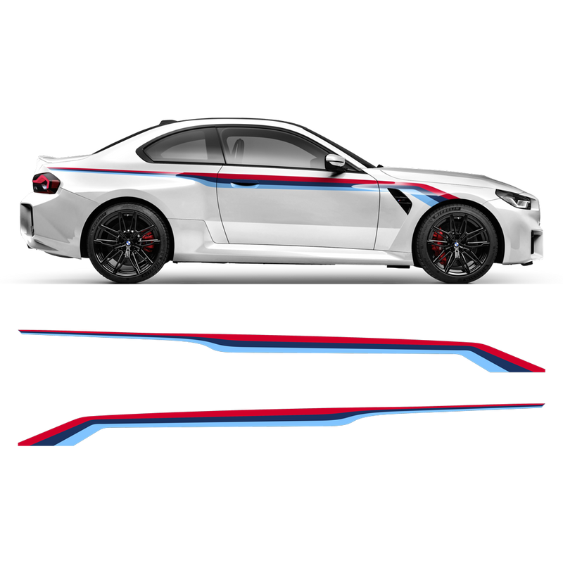 Motorsport Stripes Set, for BMW M2 G87