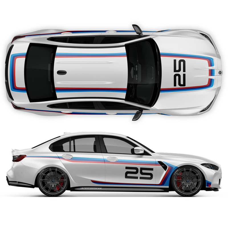 Motorsport Stripes Set, for BMW G80 / G82