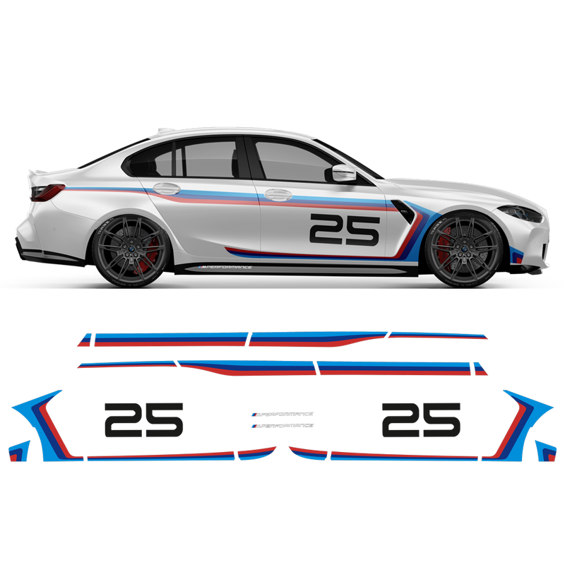 Motorsport Stripes Set, for BMW G80 / G82