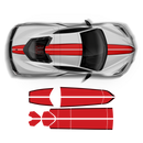 Racing Stripes Over The Top, for Corvette C8 2021 - 2025 Decals - autodesign.shop