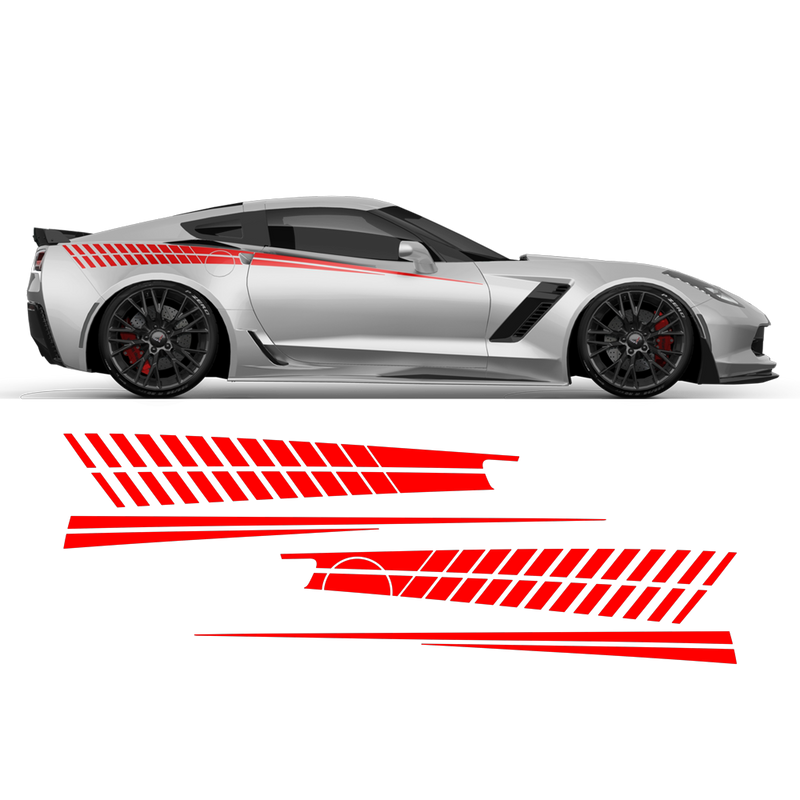 Side Graphics for Corvette C7 2014 - 2019