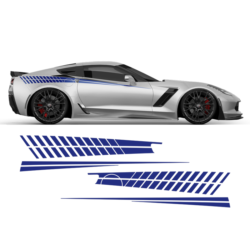 Side Graphics for Corvette C7 2014 - 2019