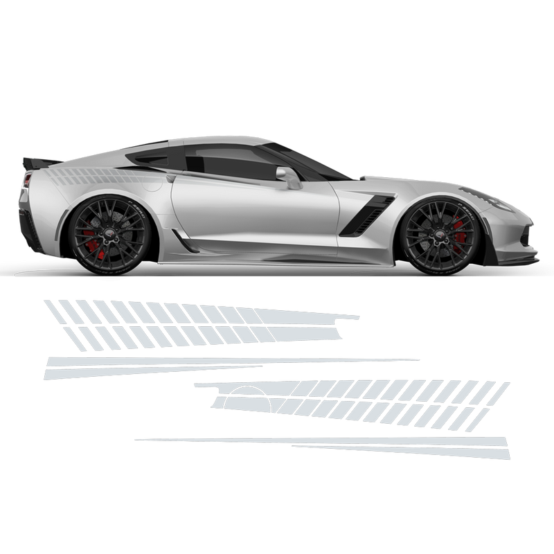 Side Graphics for Corvette C7 2014 - 2019