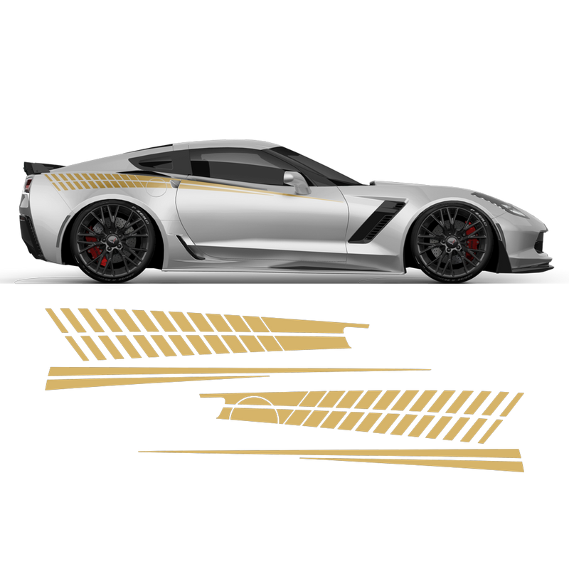 Side Graphics for Corvette C7 2014 - 2019