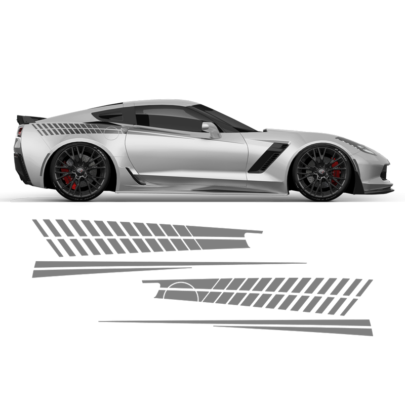 Side Graphics for Corvette C7 2014 - 2019