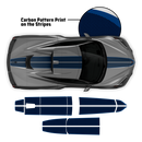 Carbon Edition Racing Stripes, for Corvette C8 2021 - 2025