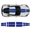Racing Stripes Over The Top, for Corvette C7 Coupe 2014 - 2019