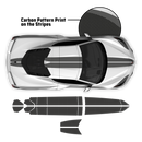 Carbon Edition Racing Stripes, for Corvette C8 2021 - 2025