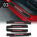 Door Sill Protection decal, for Dodge Durango 2011 - 2025