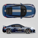 Salzburg Livery Stripe Decal Set, fits Cayman 987 / 981 / 718