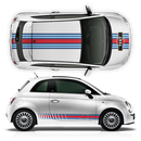 Martini Racing Stripes Set, for Fiat 500