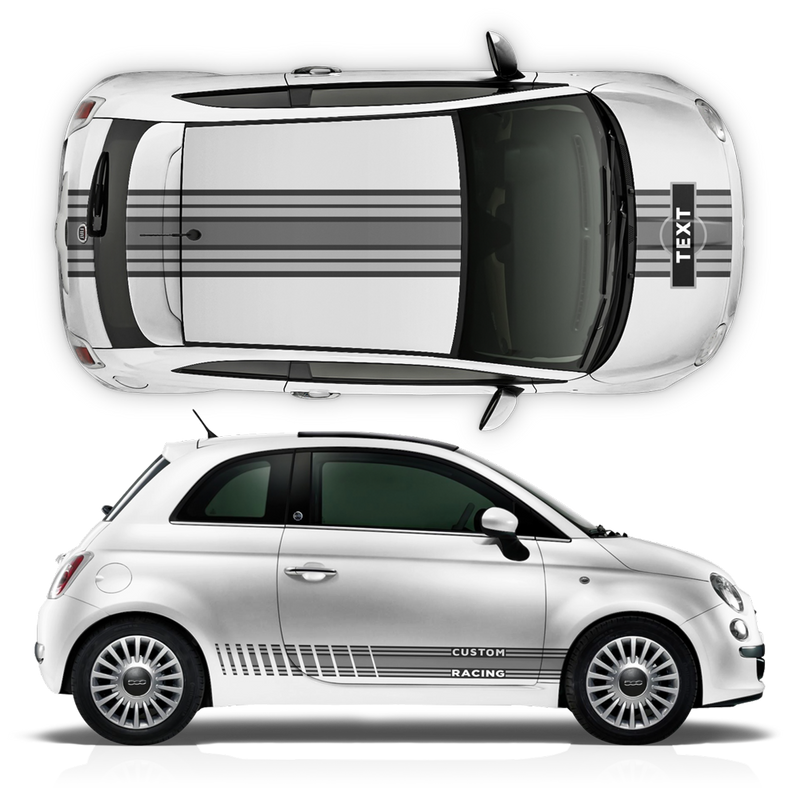 Martini Racing Stripes Set, for Fiat 500