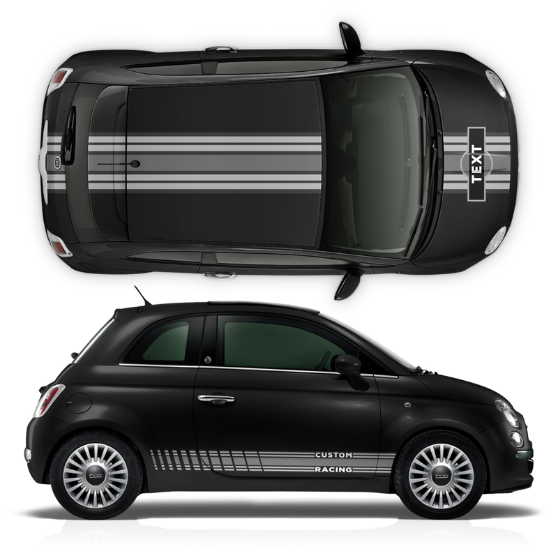 Martini Racing Stripes Set, for Fiat 500