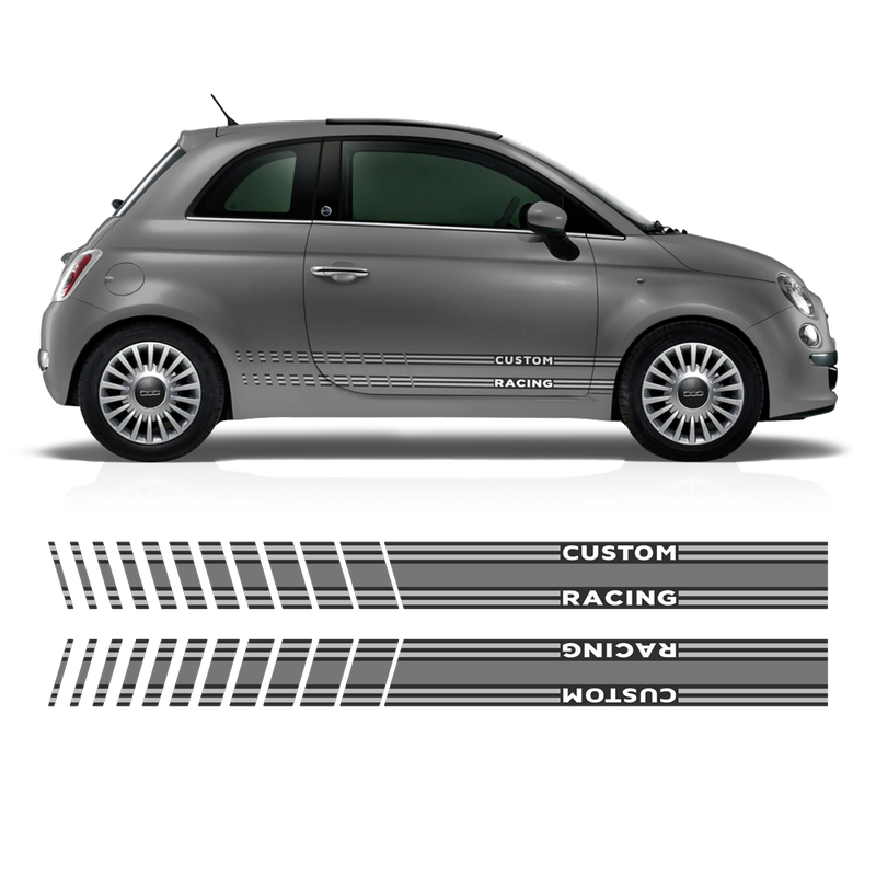 Martini Racing Stripes Set, for Fiat 500