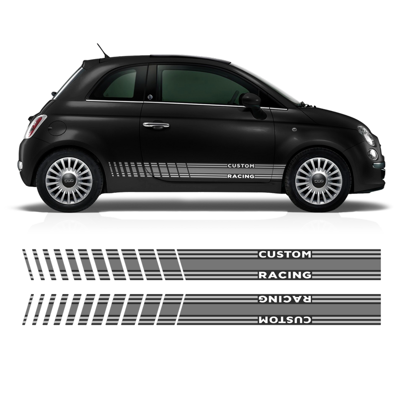 Martini Racing Stripes Set, for Fiat 500