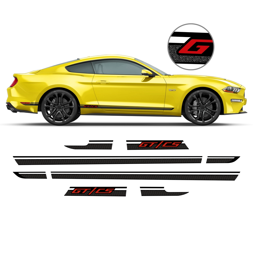mustang California Special stripes GT/CS Rocker Stripes 2018 2019