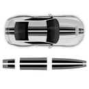Two colors Racing Stripes Set, for Mustang 2024 - 2025 (Gen7)
