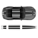 Two colors Racing Stripes Set, for Mustang 2024 - 2025 (Gen7)