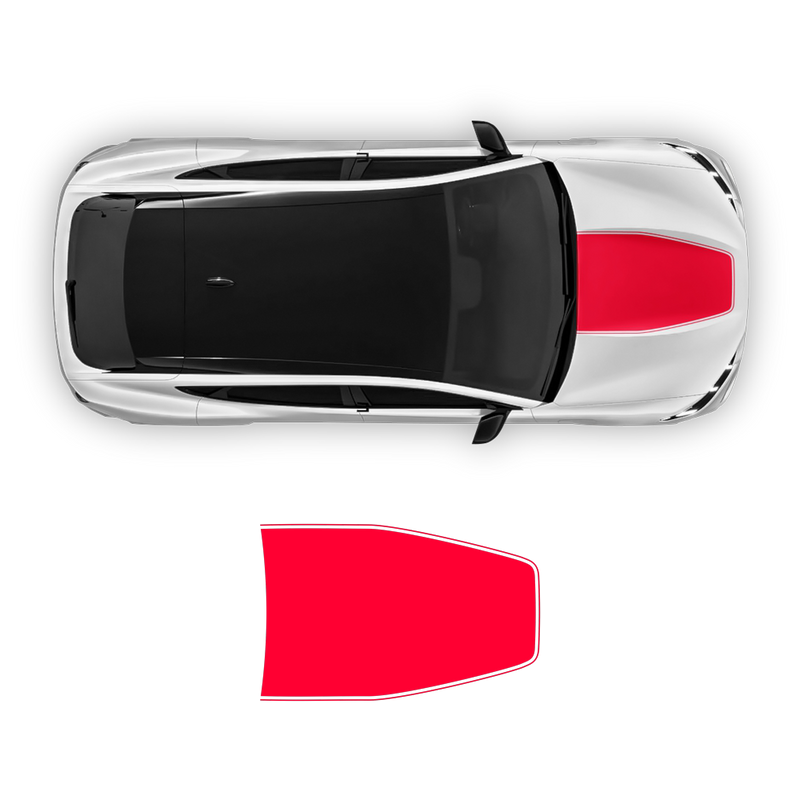 MACH - E Hood Decal, for Ford Mustang 2021 - 2024
