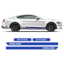 Short Rocker stripes GT350, Ford Mustang 2015 - 2020
