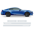 Short Rocker stripes GT350, Ford Mustang 2015 - 2020