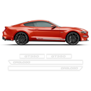 Short Rocker stripes GT350, Ford Mustang 2015 - 2020