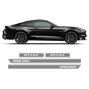 Short Rocker stripes GT350, Ford Mustang 2015 - 2020