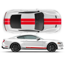 Racing Stripes set, for Ford Mustang 2015 - 2018