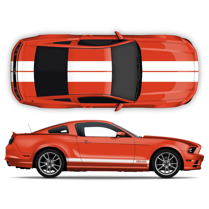 Racing Stripes set, for Ford Mustang 2005 - 2014
