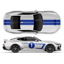 Racing Stripes Set, designed to fit Mustang 2024-2025 (Gen7)