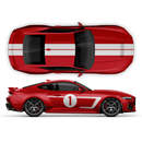 Racing Stripes Set, designed to fit Mustang 2024-2025 (Gen7)